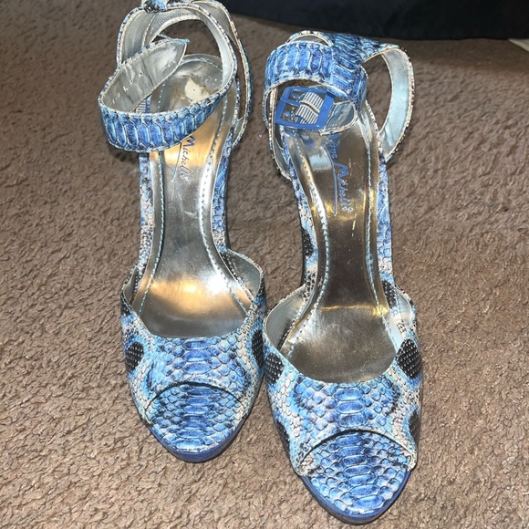 Anne Michelle blue snake print - Picture 2 of 4